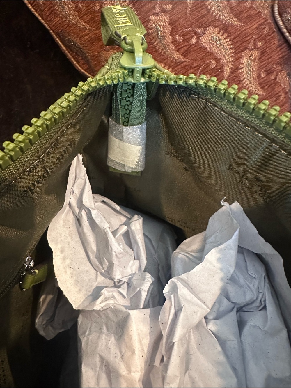 NWT Kate Spade Camden Tote in Kelp Forest Green Gorgeous Quilted Bag - Picture 14 of 16